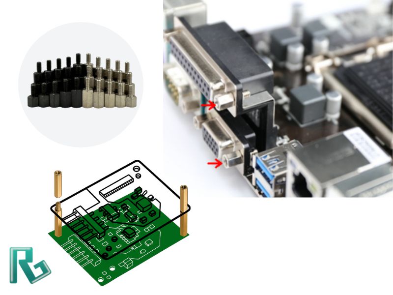 Industrial applications of spacers and standoffs